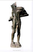 Zeigt die Bronzestatue Ikarus X